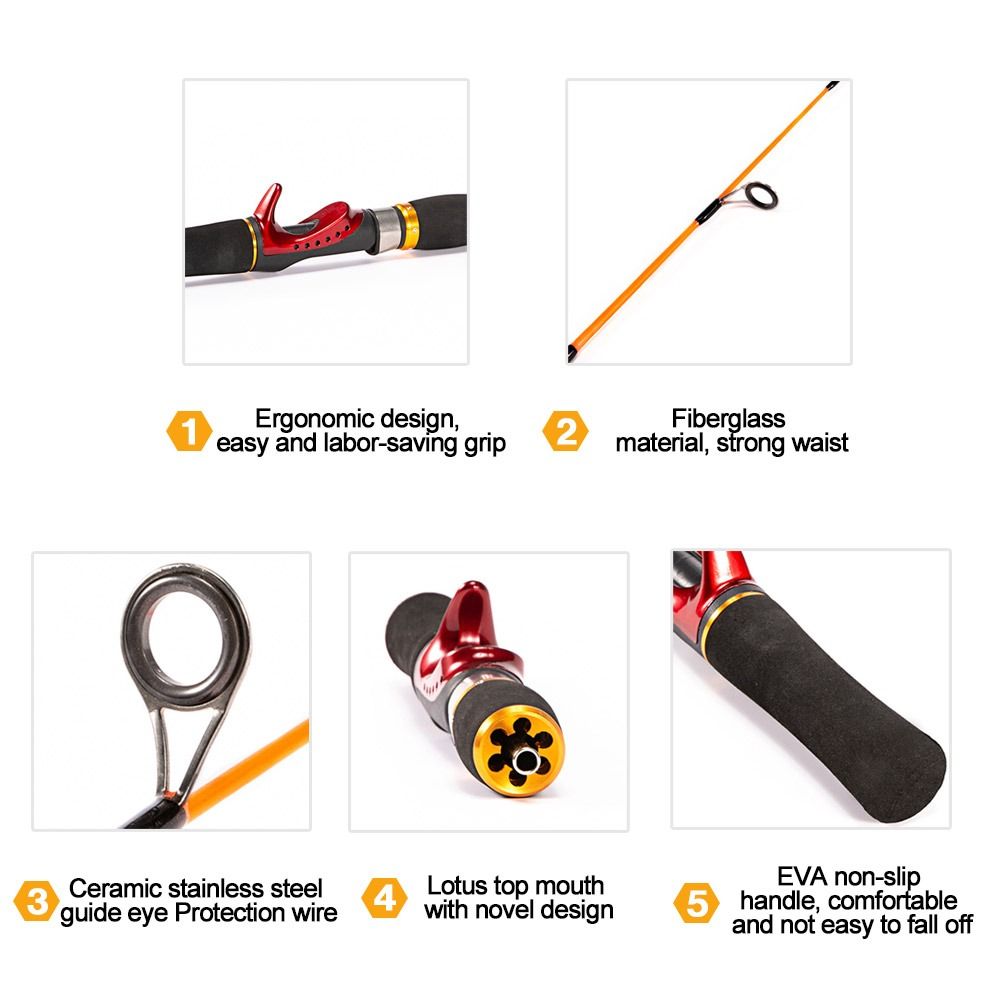 高品質スピニング式冬用格納式ペンポールリール付き氷釣り竿 - Penn Reel Fierce のレビューと価格