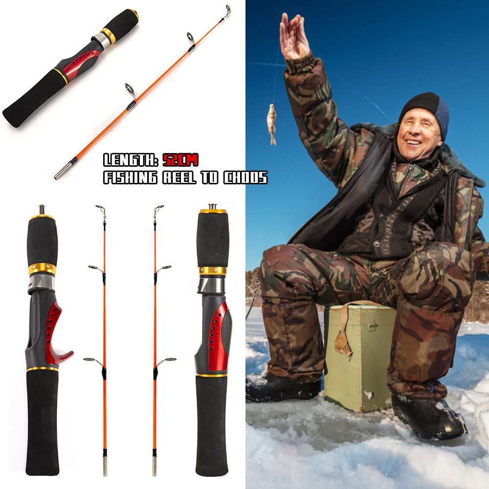 高品質スピニング式冬用格納式ペンポールリール付き氷釣り竿 - Penn Reel Fierce のレビューと価格