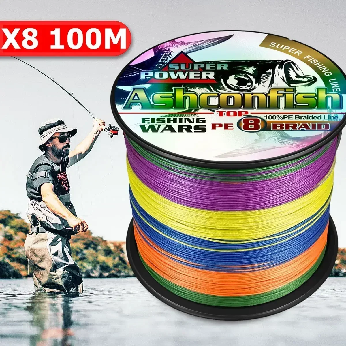 Turconfish-編組釣り糸x8,マルチフィラメントPE - Ice Fishing Line のレビューと価格