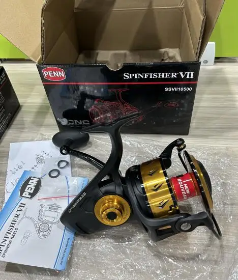 金属ボディスピニングフィッシングリール,マグロ,シールデザイ - Penn Reel Spinfisher のレビューと価格