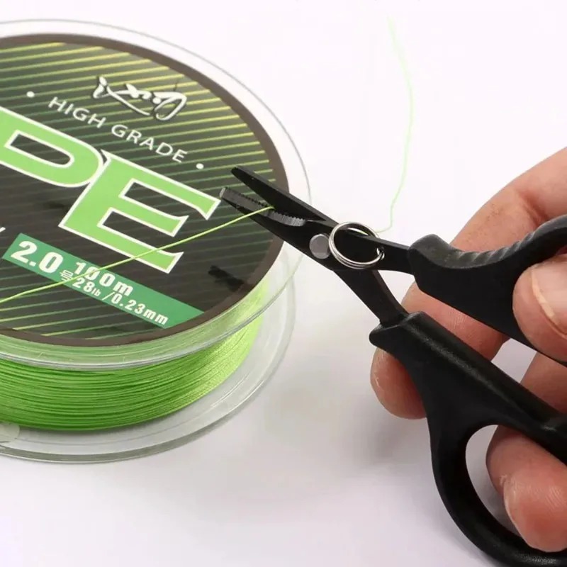 1/2個入り多機能ルアー釣り用ハサミ、ステンレス鋼とチタンメ - Fishing Line Cutter のレビューと価格