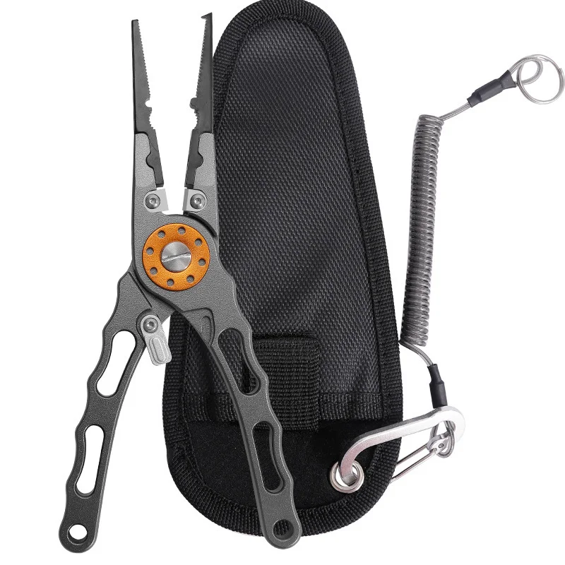 アルミニウム合金製、長鼻型の釣り用プライヤー。多機能で、針外 - Fishing Line Cutter のレビューと価格