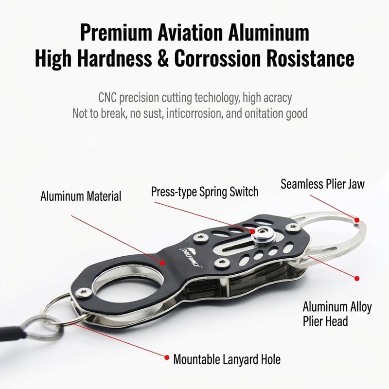 マイクロフィッシングプライヤーとフィッシュリップグリッパーセ - Fishing Line Cutter のレビューと価格