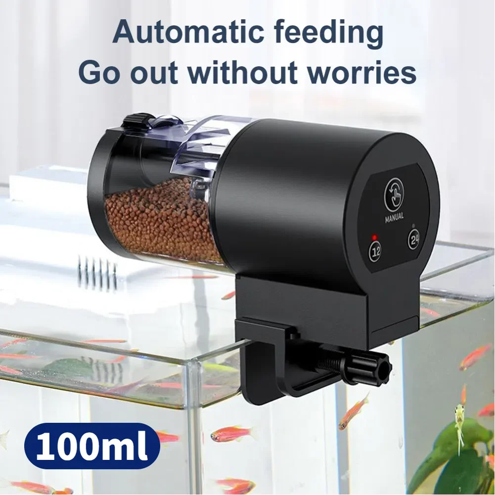 自動デジタルタイマー式水槽用自動給餌器。水族館、池、カメ用。 - Fishing Line Dispenser のレビューと価格