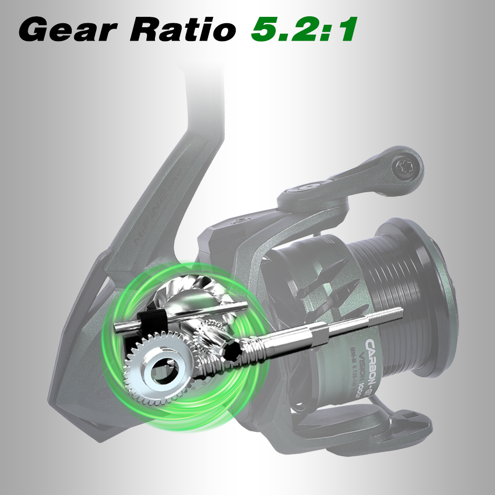 MIFINE CARBON-GT 超軽量スピニングフィッシン - Kastking Reel Zephyr のレビューと価格