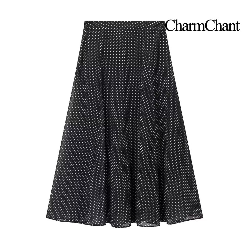 CharmChant レディース シアー水玉模様シフォン オ - Fly Line のレビューと価格